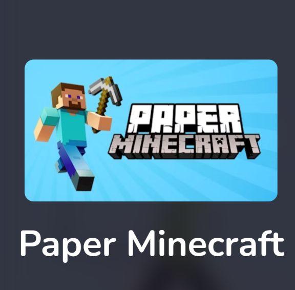 Paper Minecraft